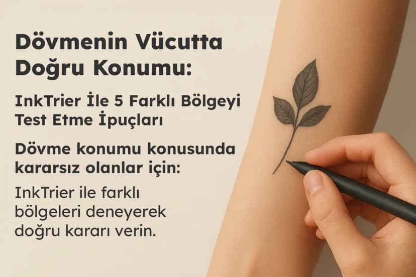 Dövmenin Vücutta Doğru Konumu: InkTrier İle 5 Farklı Bölgeyi Test Etme İpuçları