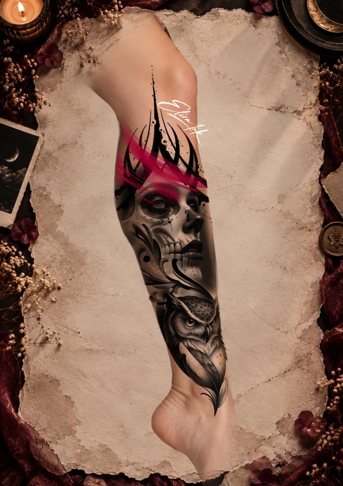 Half sleeve custom design